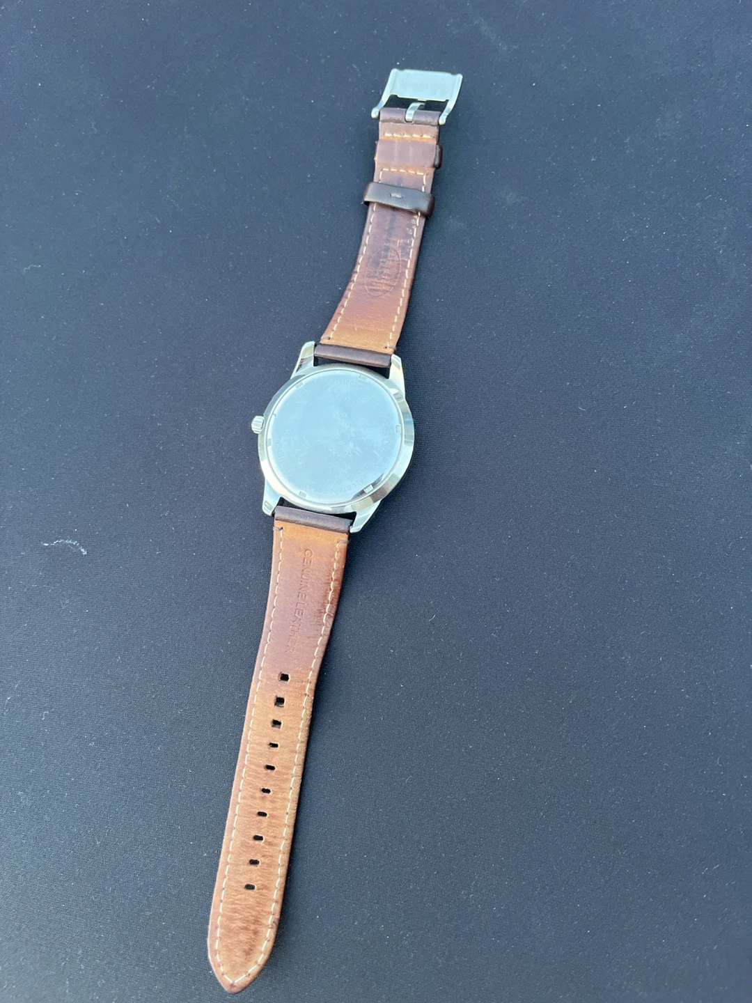 Fossil Watch with Brown Leather Strap - photo 3