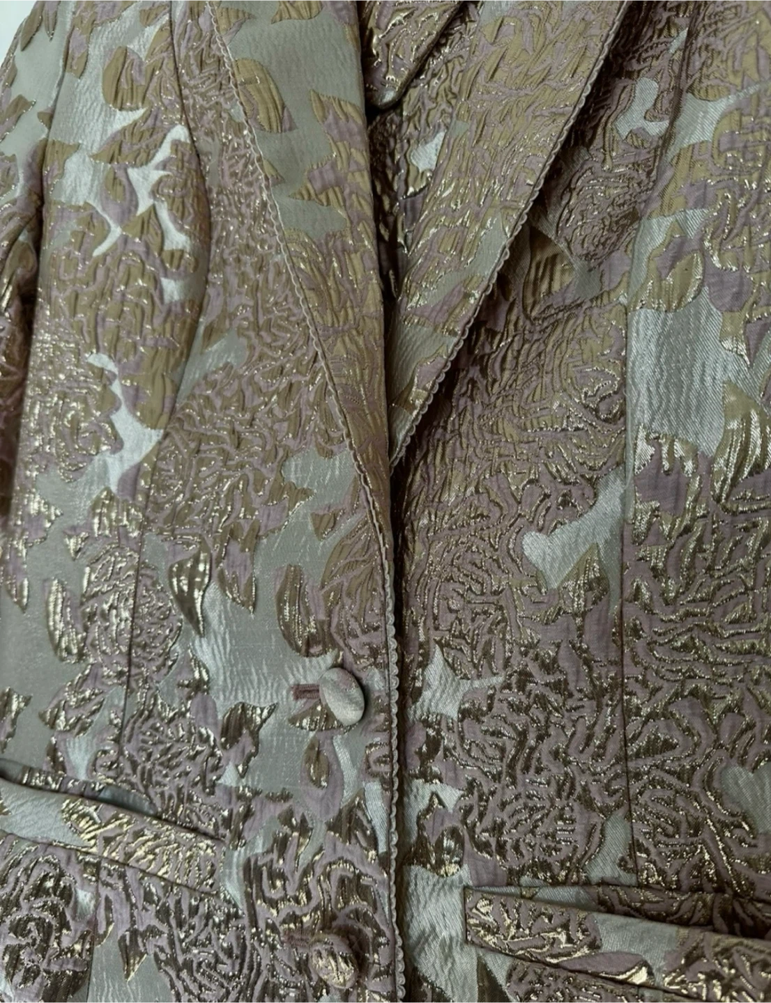 (BNWT) Medium Metallic Brocade Skirt Suit - photo 3