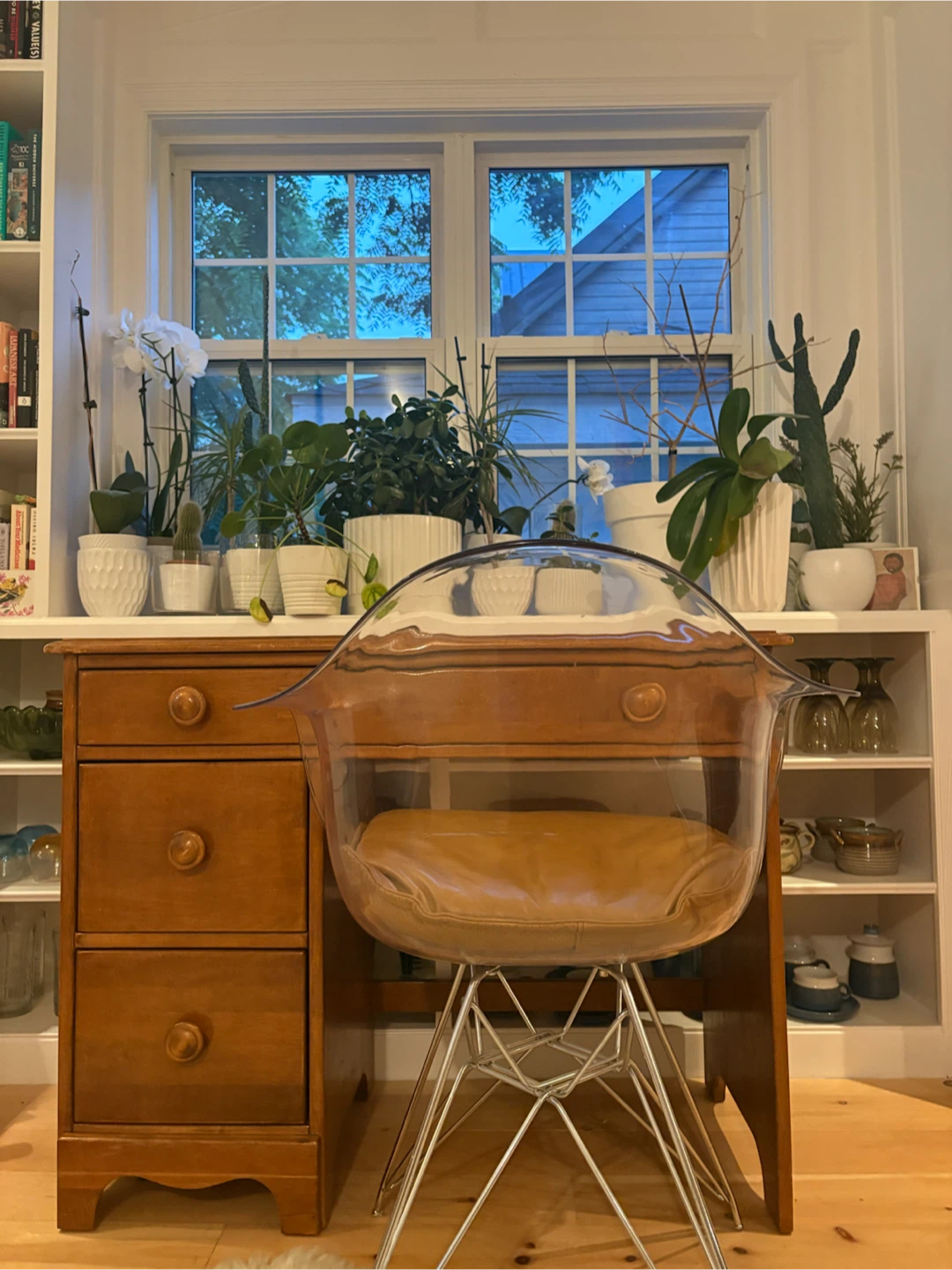 MCM Canadian KNECHTEL Vintage Wooden Desk with Drawers