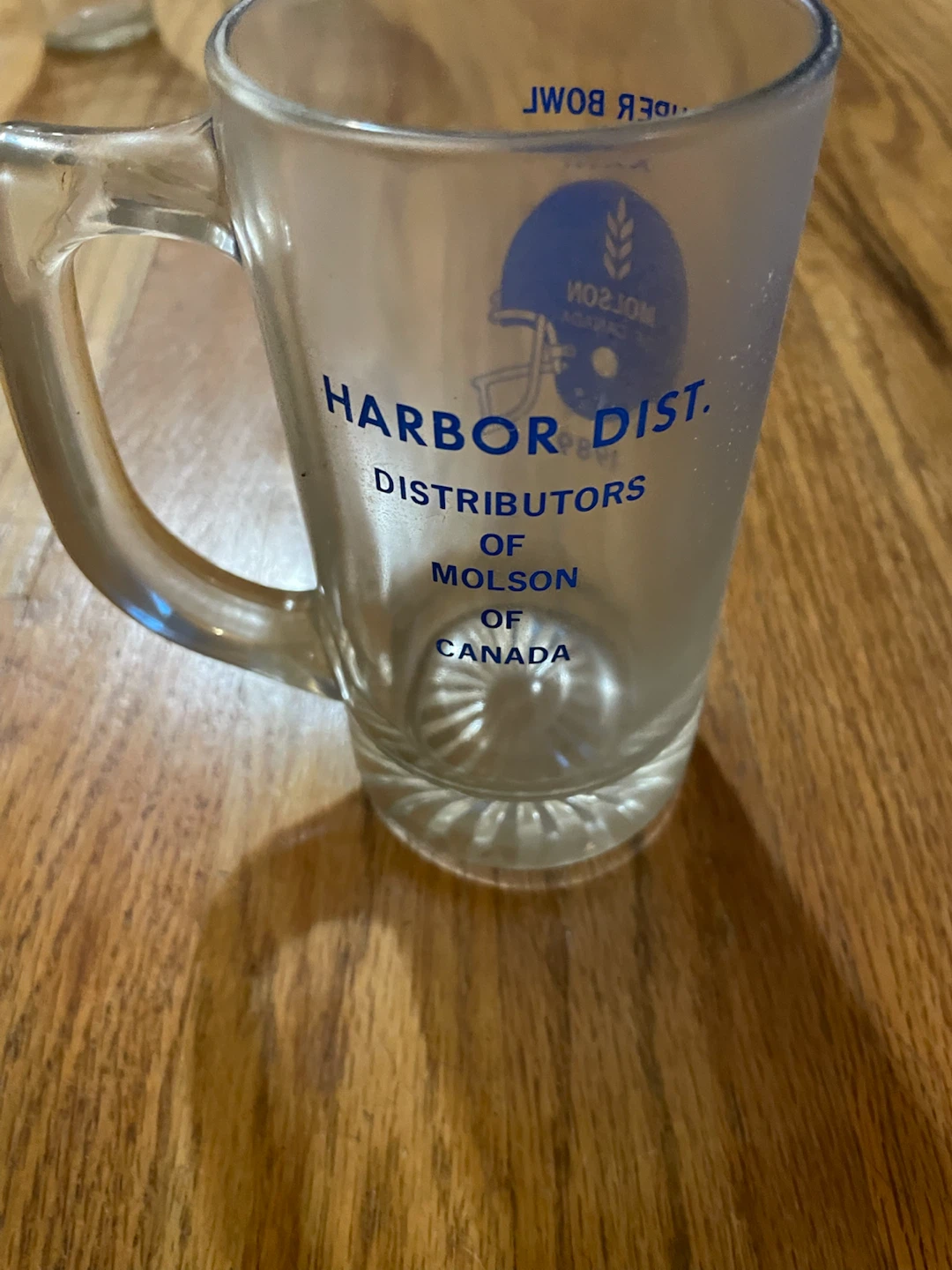 Molson Super Bowl XXIII Beer Mug - photo 2