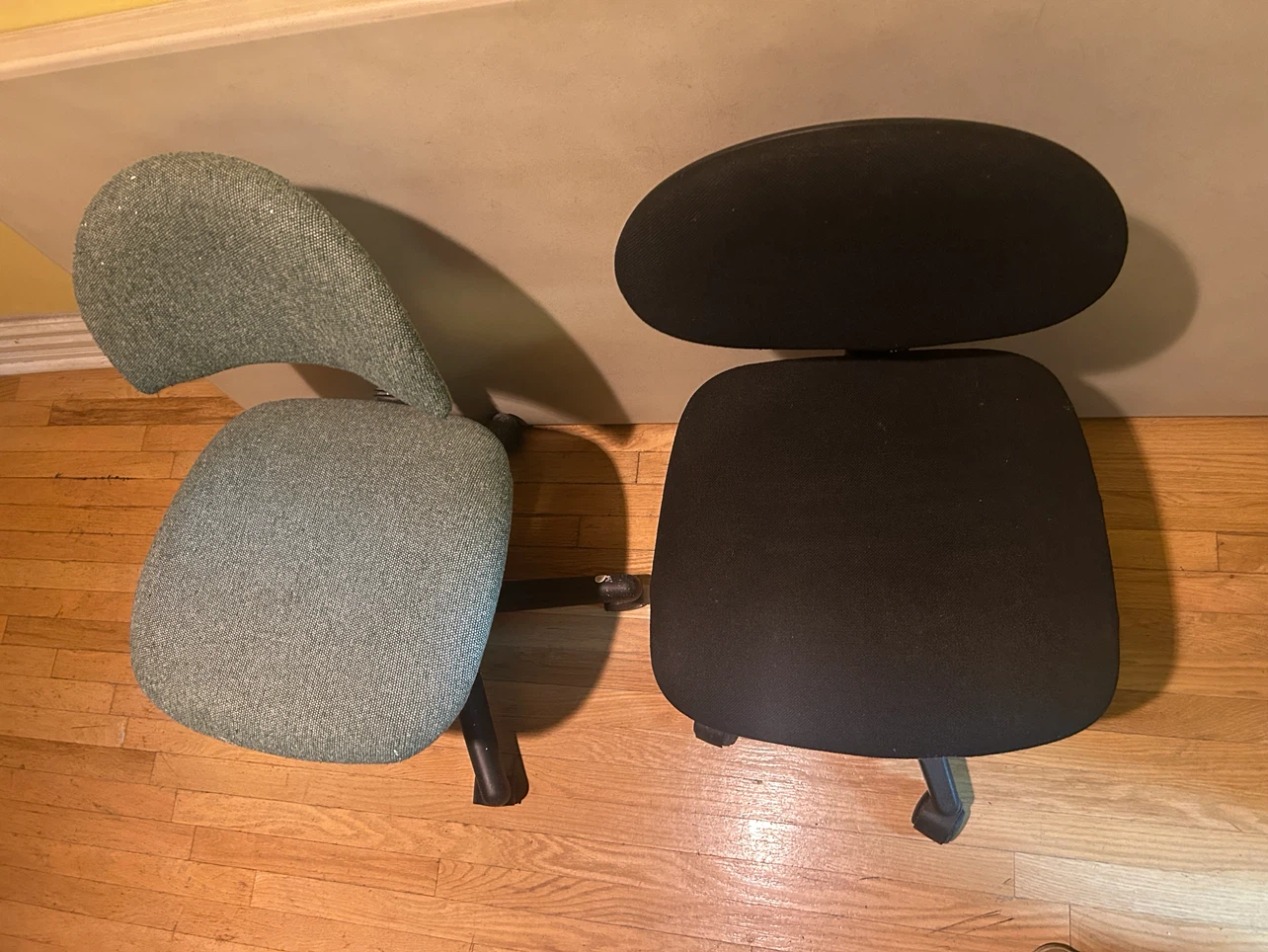 Office Chair Set (2) - Grey and Black - photo 2