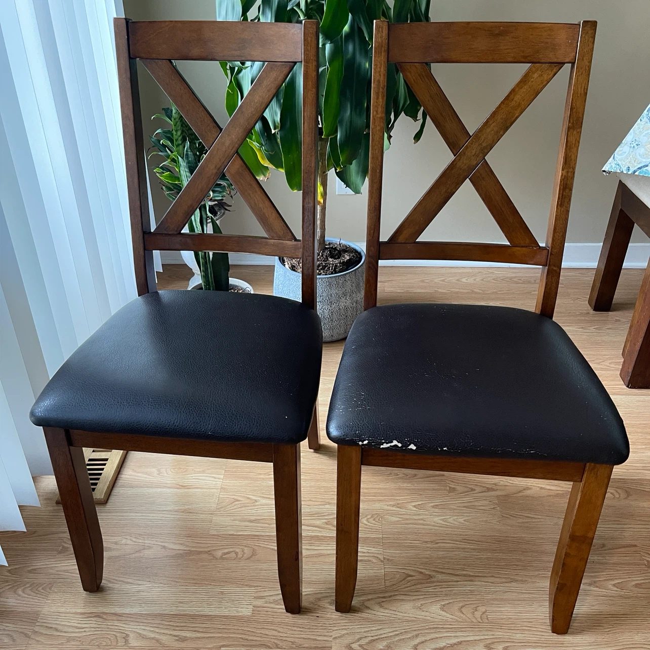 Set of 4 dinning chairs - photo 3