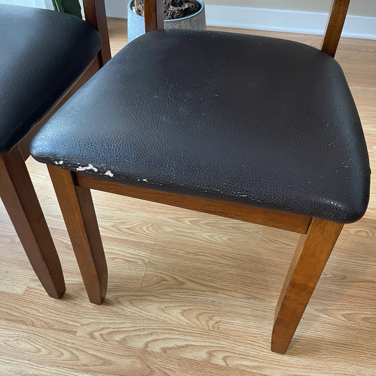 Set of 4 dinning chairs - photo 5