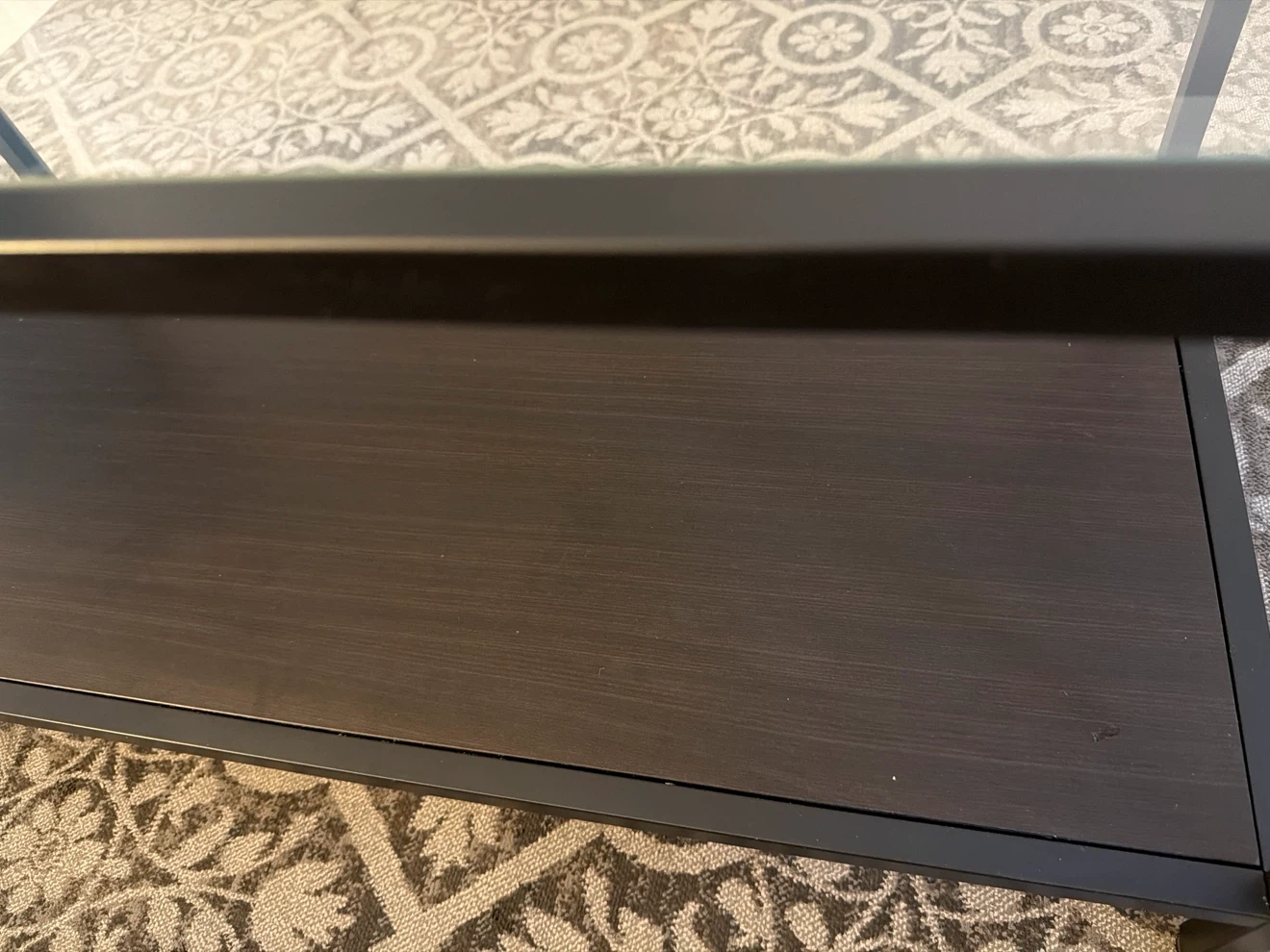 Glass and Wood Coffee Table - photo 2