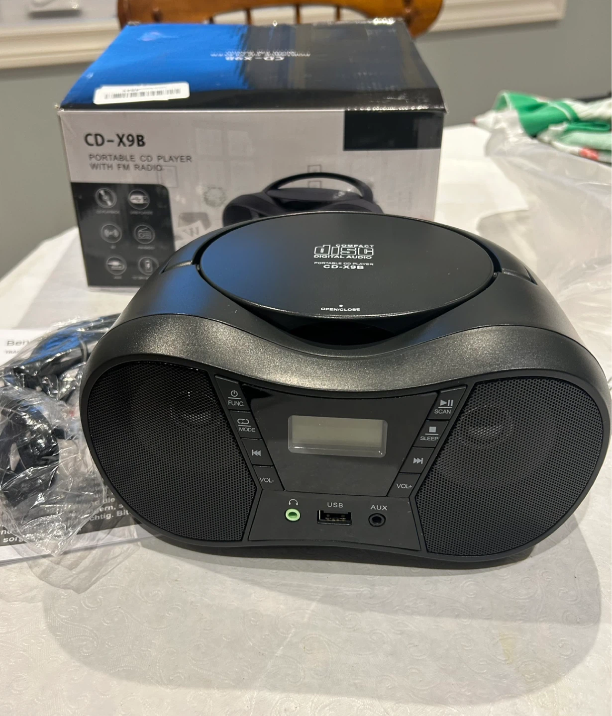 Portable CD Player with FM Radio