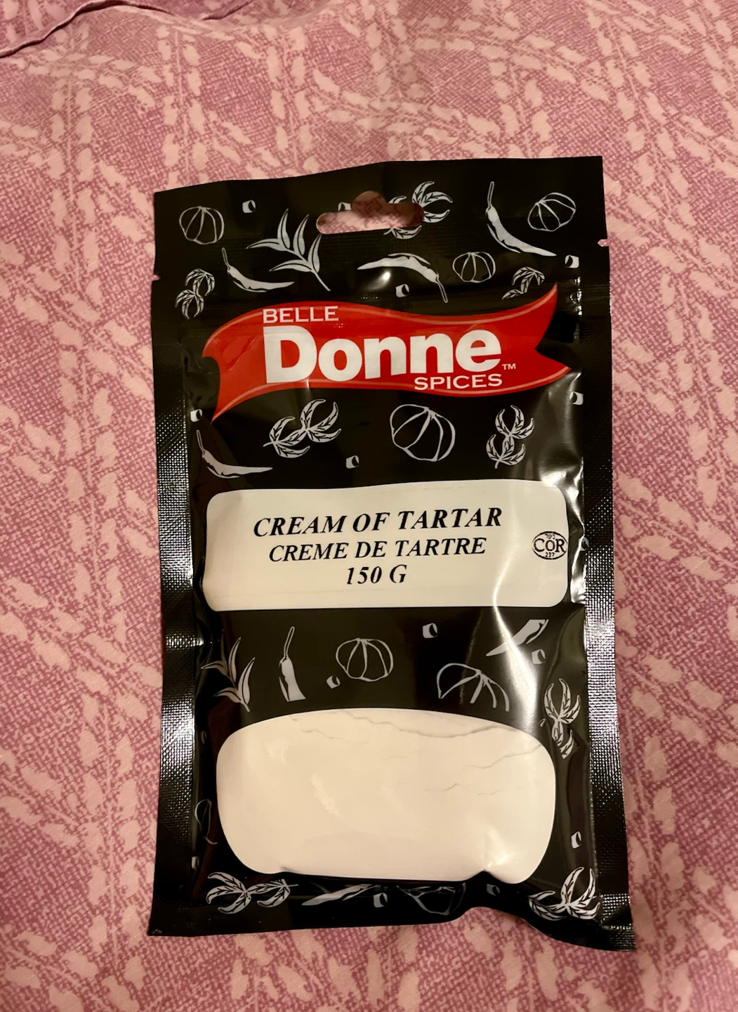 NEW Belle Donne Spices Cream of Tartar 150g