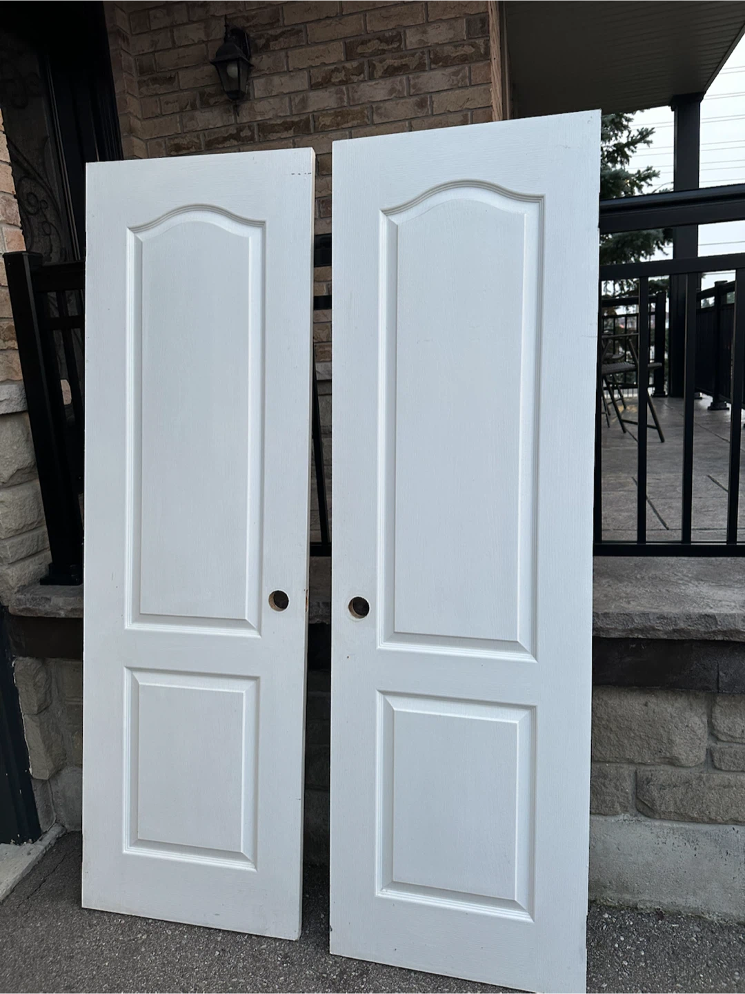 24” x 78” White Interior Doors Set of 2 - photo 2