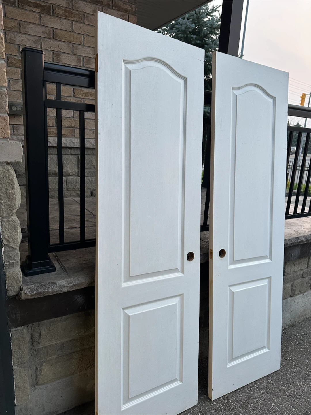 24” x 78” White Interior Doors Set of 2 - photo 3