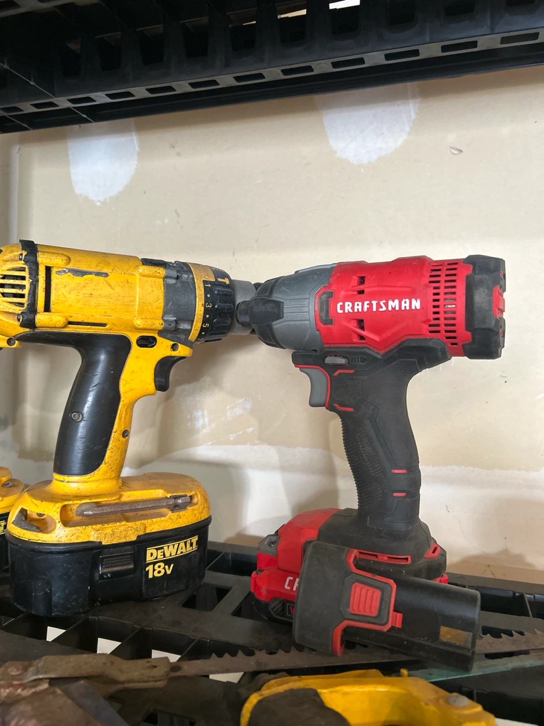 DeWalt 18V Cordless Drill & Craftsman Impact Driver