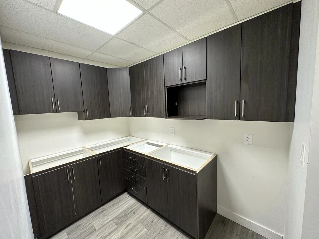 Dark Grey Kitchen Cabinet Set