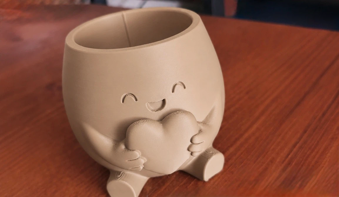 Cute Planter Pot with Heart - photo 2