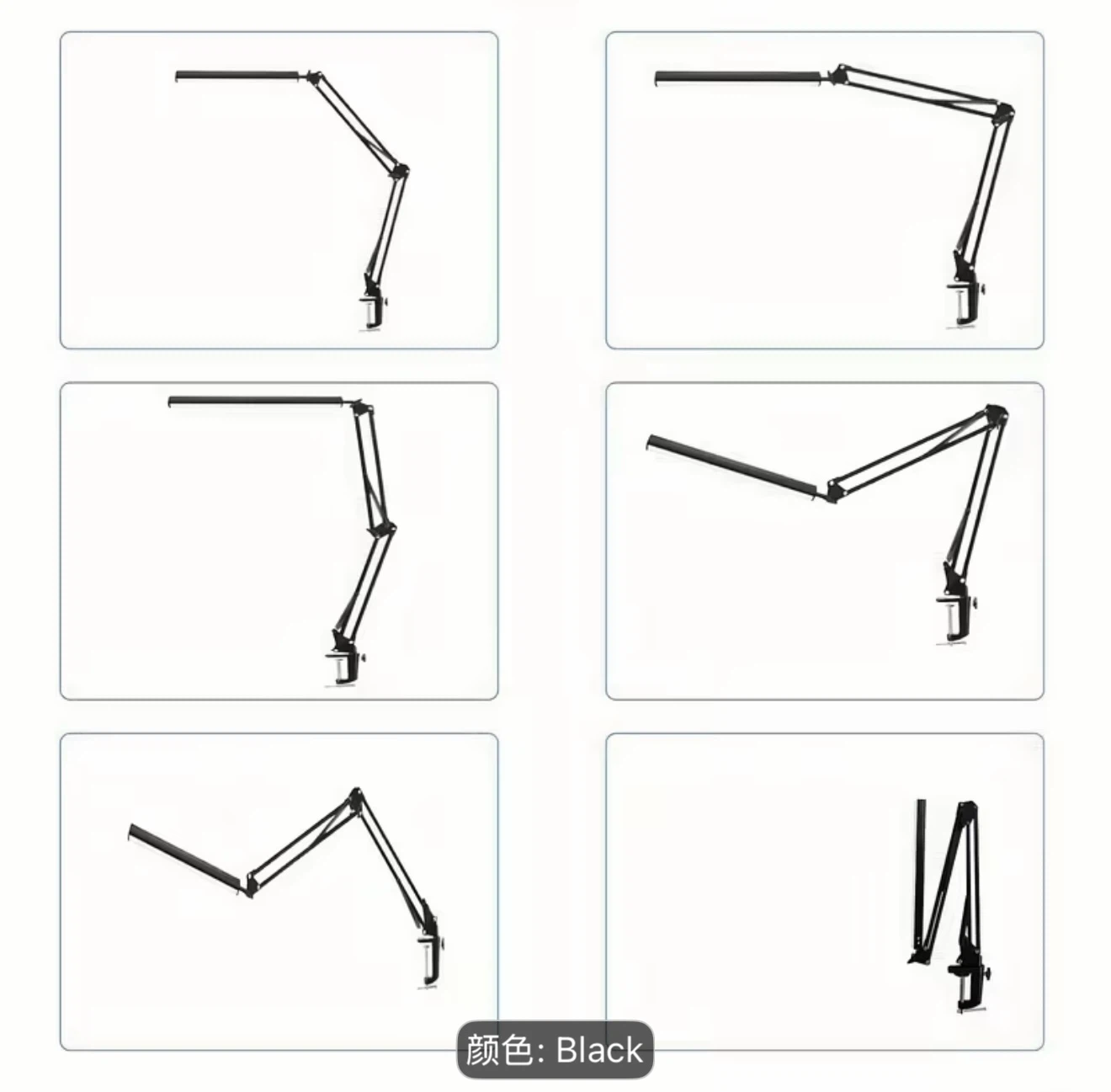 Adjustable LED Desk Lamp - Black - photo 5