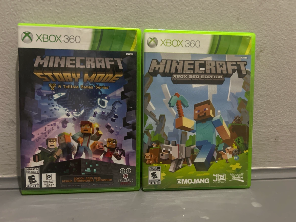 Minecraft Story Mode & Minecraft Xbox 360 Edition Games