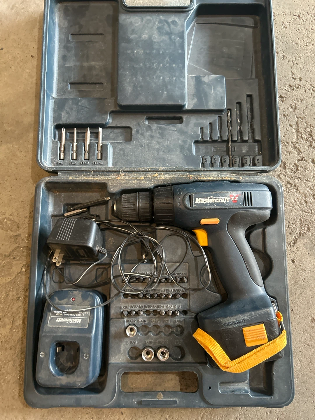 Mastercraft 7.2V Cordless Drill with Accessories