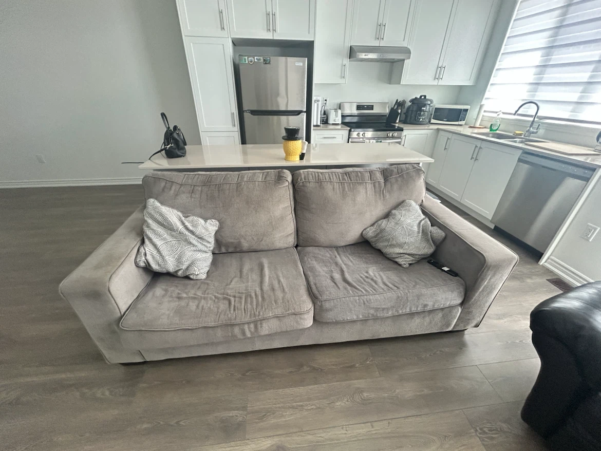 Grey Fabric Sofa