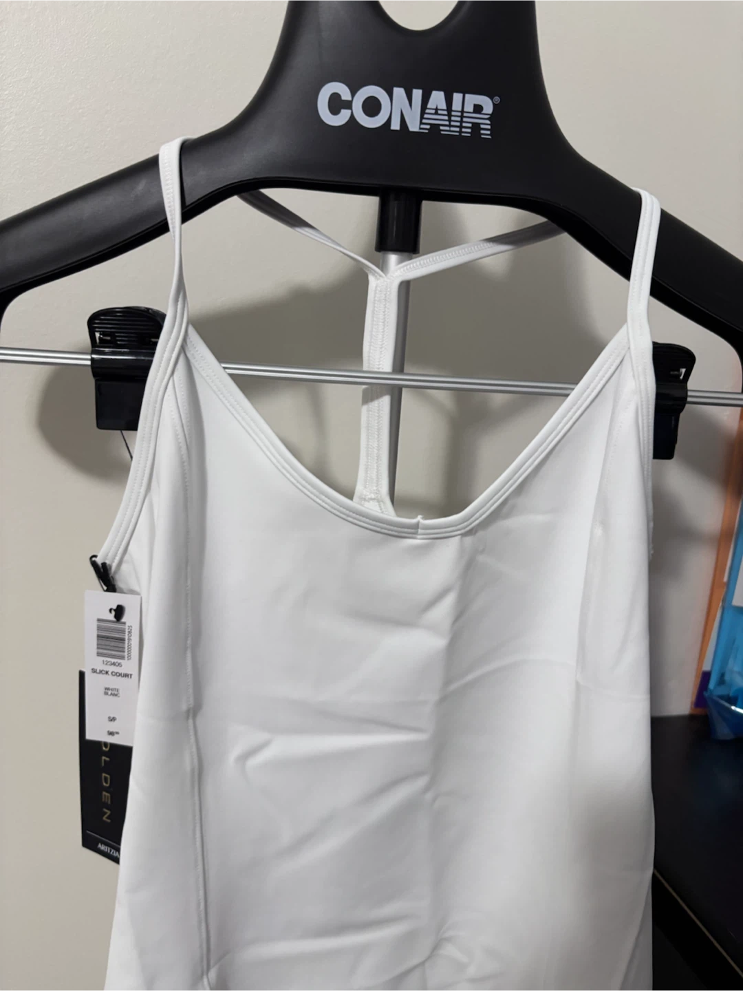 Aritzia TNA Slick Court Tank Top White S/P - photo 2