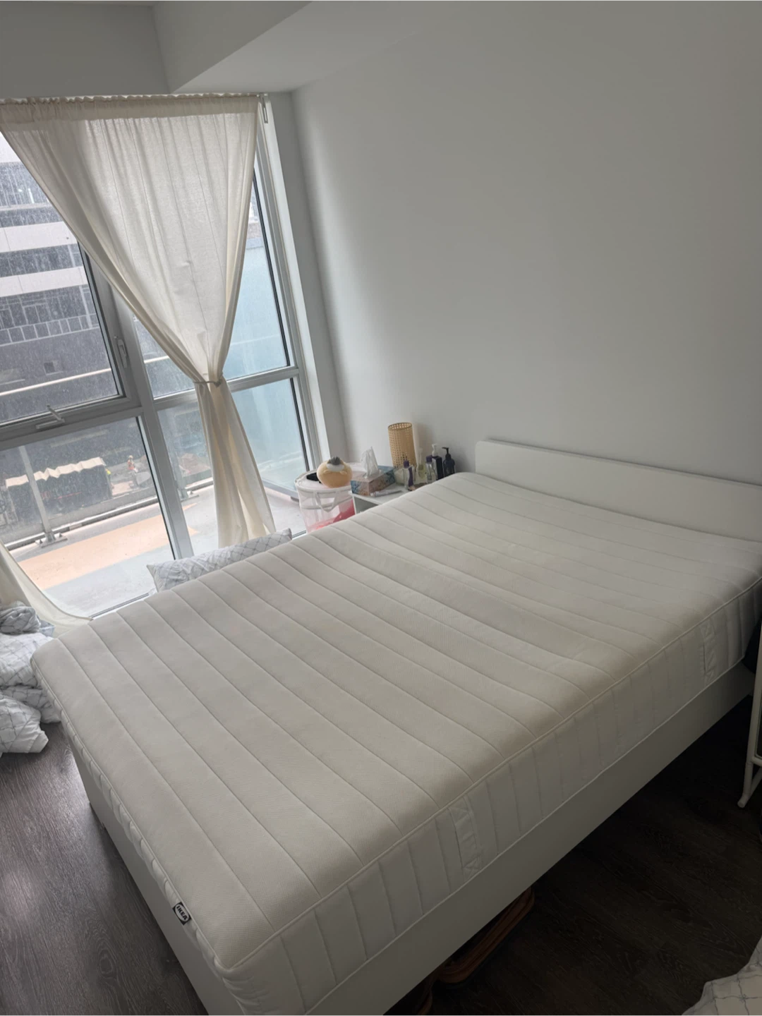 IKEA Mattress with Bed Frame - photo 2