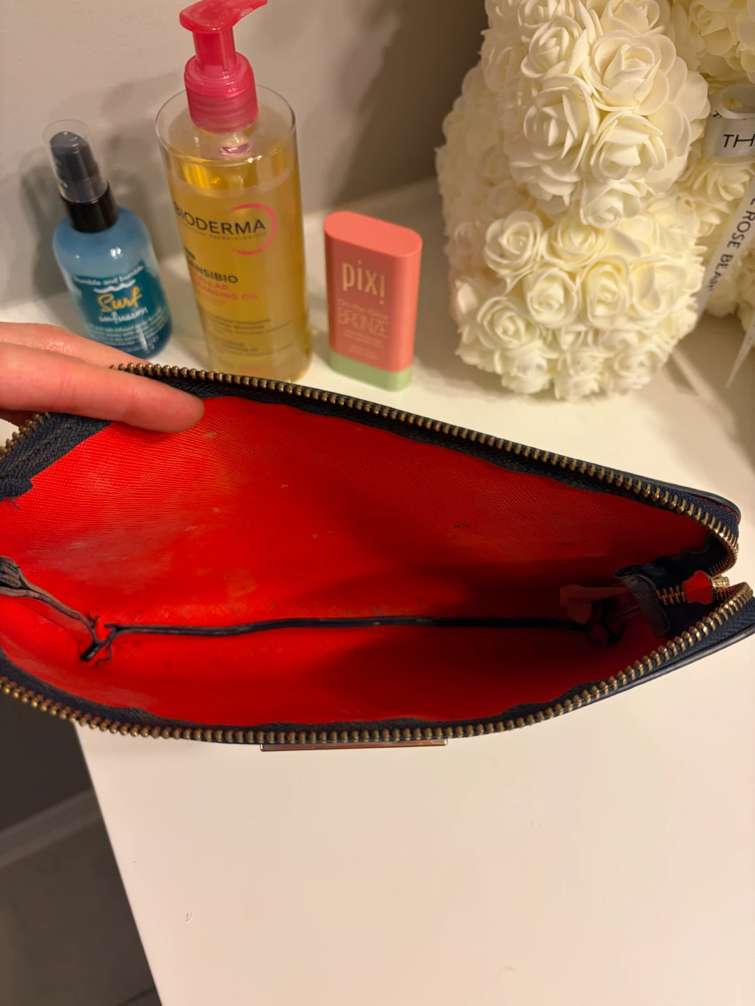 Tommy Hilfiger Navy Anchor Print Cosmetic Pouch - photo 4