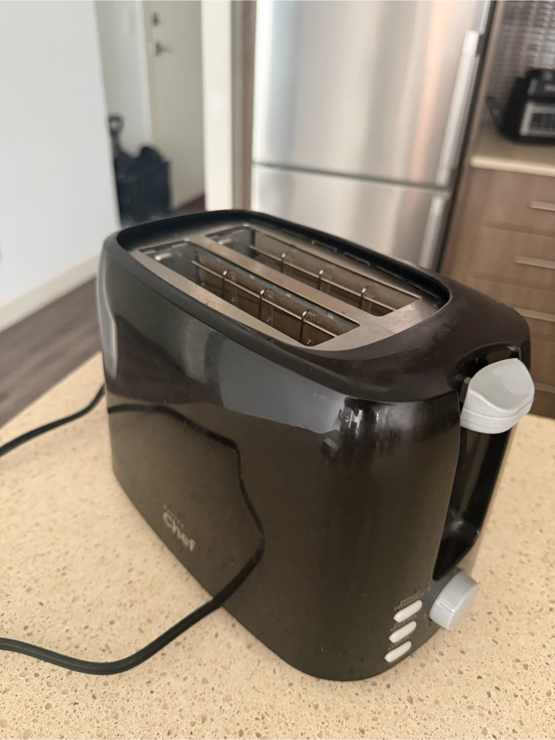 Black 2-Slice Toaster