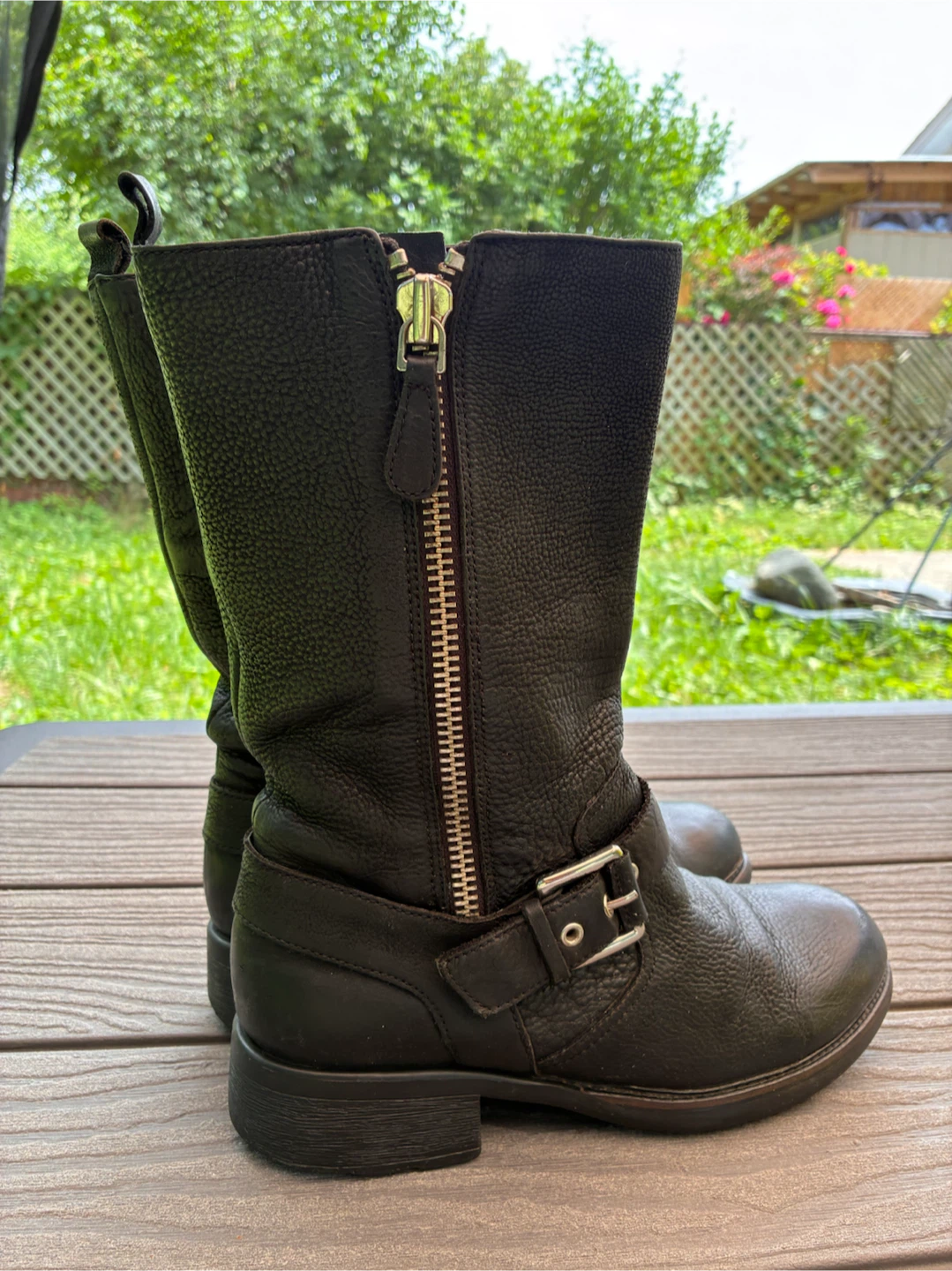 Rockport Women’s Genuine Leather Mid-Calf Boots