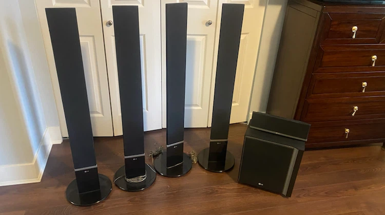 6 LG Home Theatre Speakers