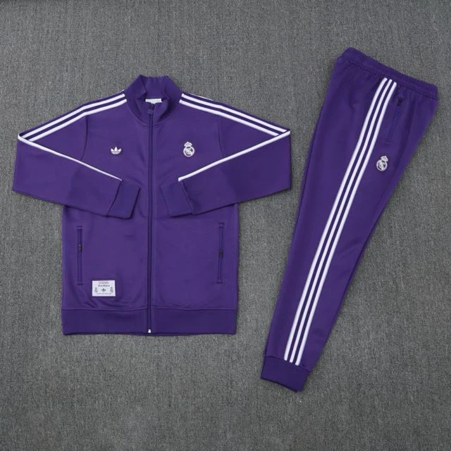 Adidas Real Madrid Tracksuit - Purple