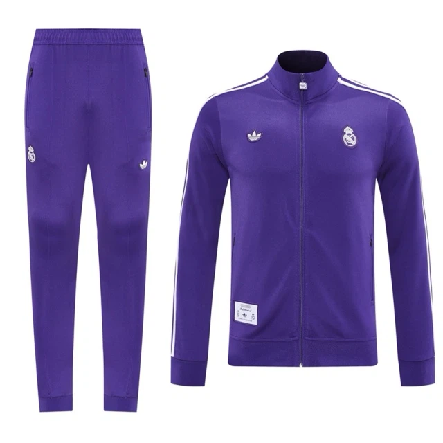 Adidas Real Madrid Tracksuit - Purple - photo 4