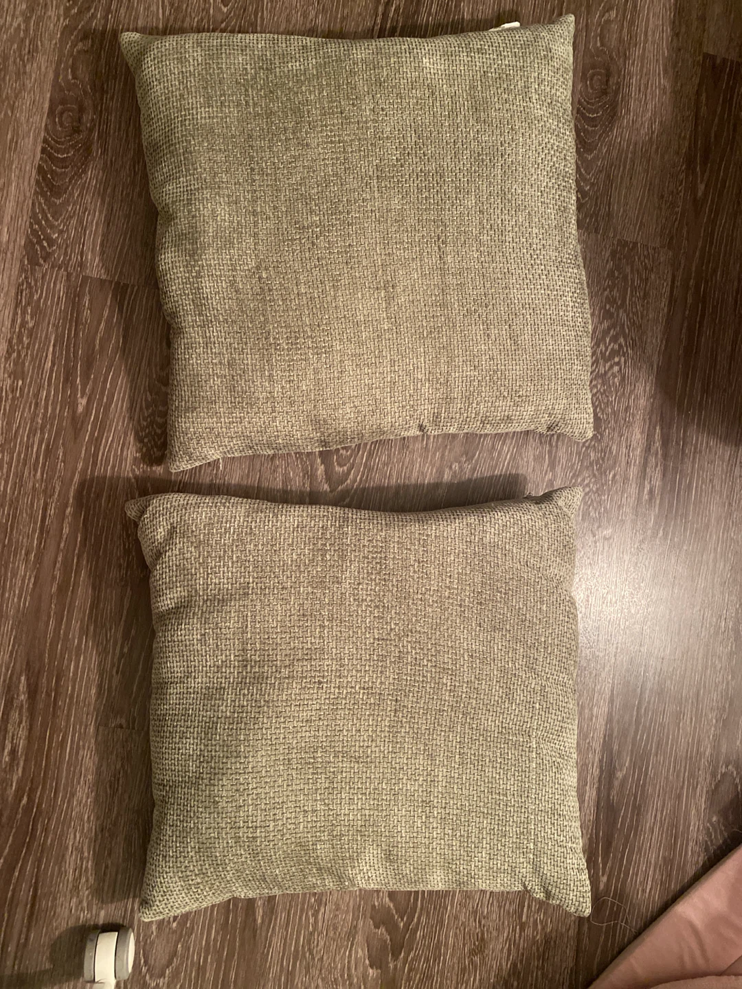 Pair of Textured Throw Pillows