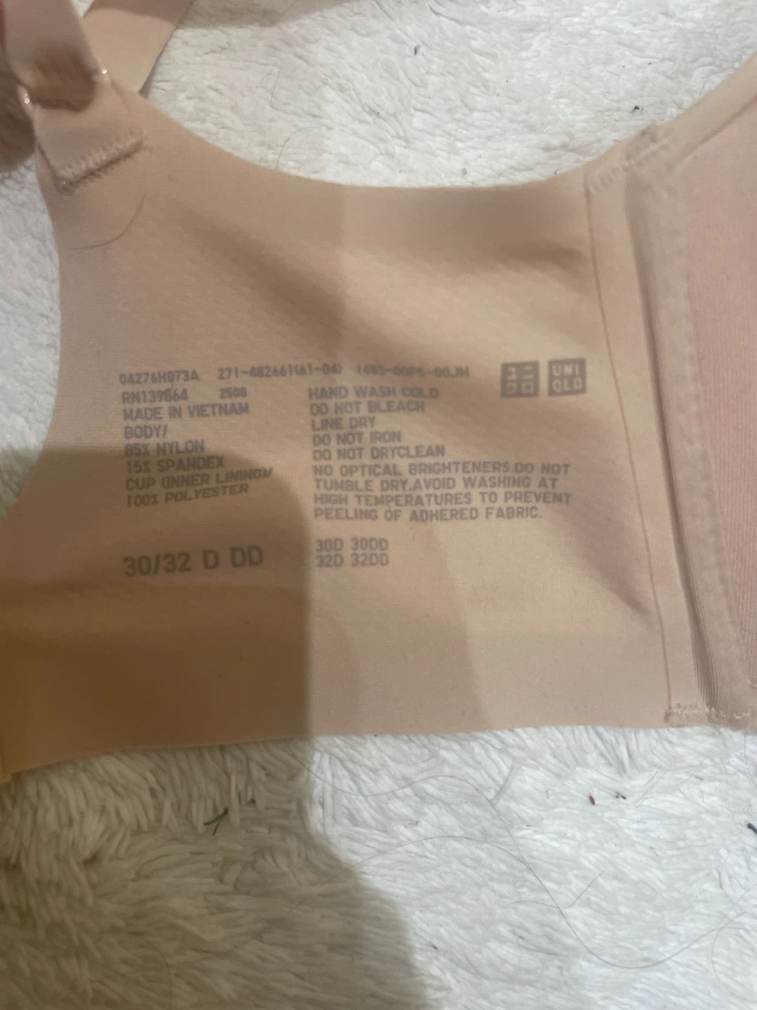 UNIQLO Wireless Bra - Size 30/32 D/DD - photo 2
