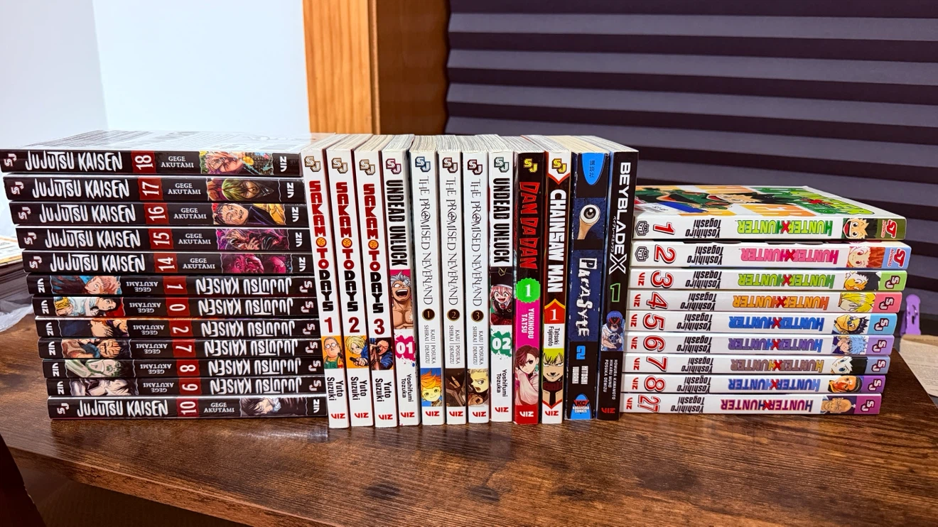 Manga Lot: Jujutsu Kaisen, Hunter x Hunter, Chainsaw Man & More