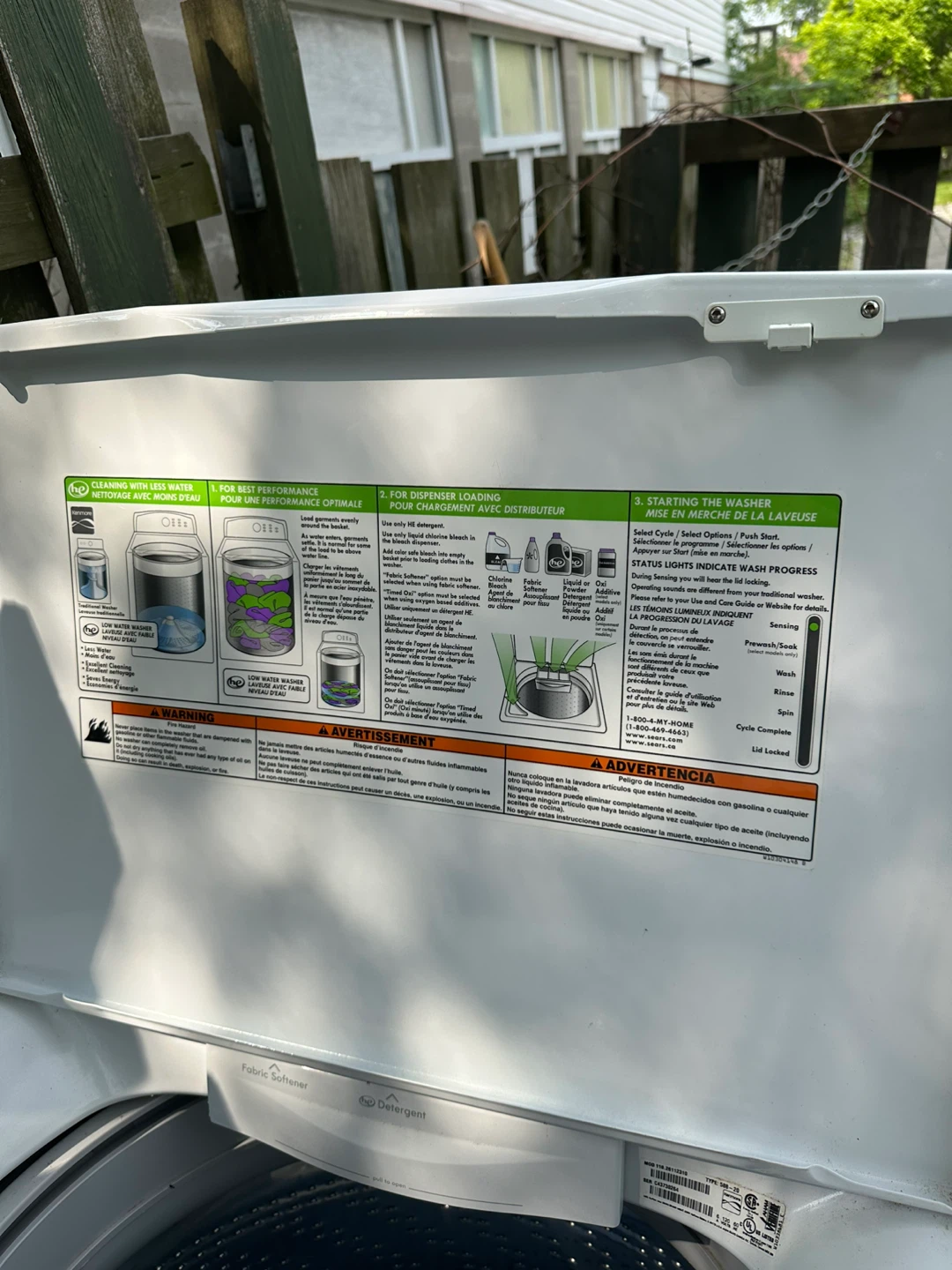 Kenmore Series 600 Washer - photo 2
