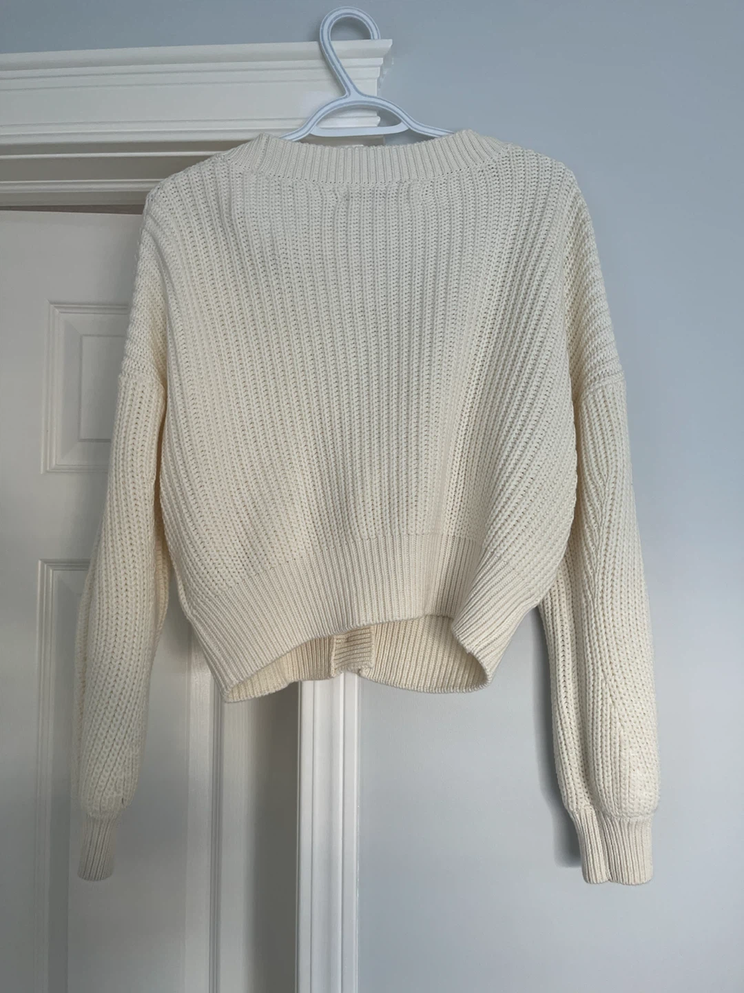 ONLY LIFE Cream Knit Cardigan Sweater - photo 2