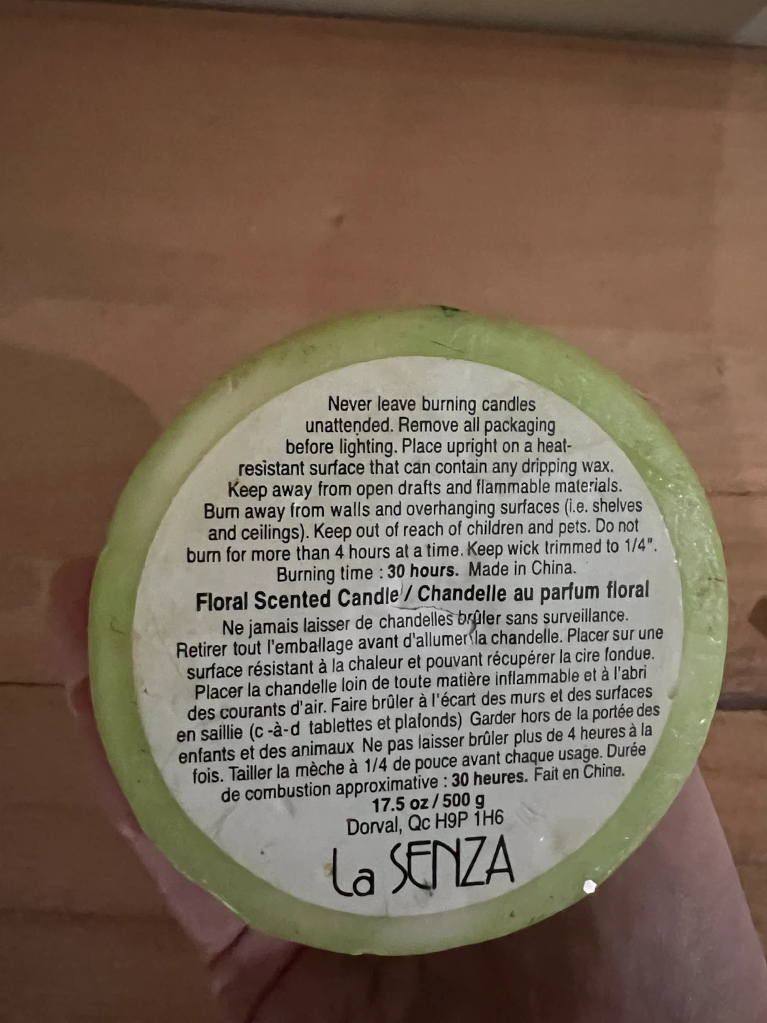 La Senza Floral Scented Candle - photo 2