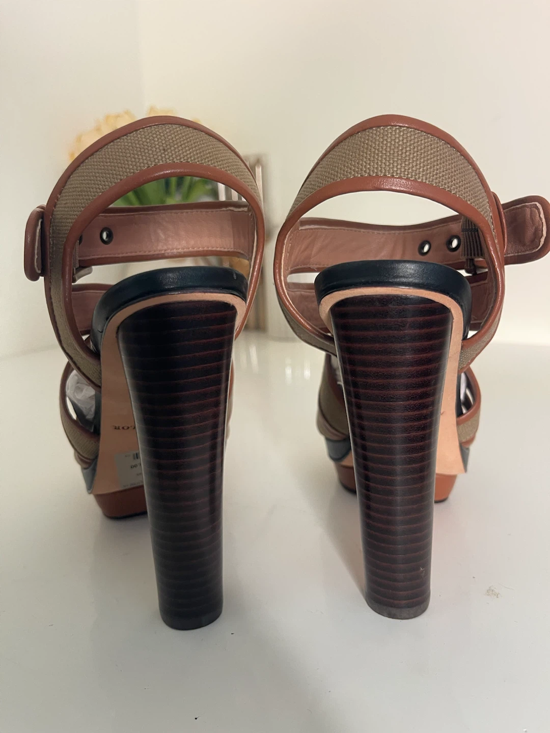 Ann Taylor Canvas Platform Heels - photo 2