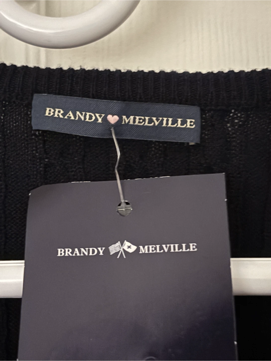 Brandy Melville Navy Blue Cardigan - photo 2