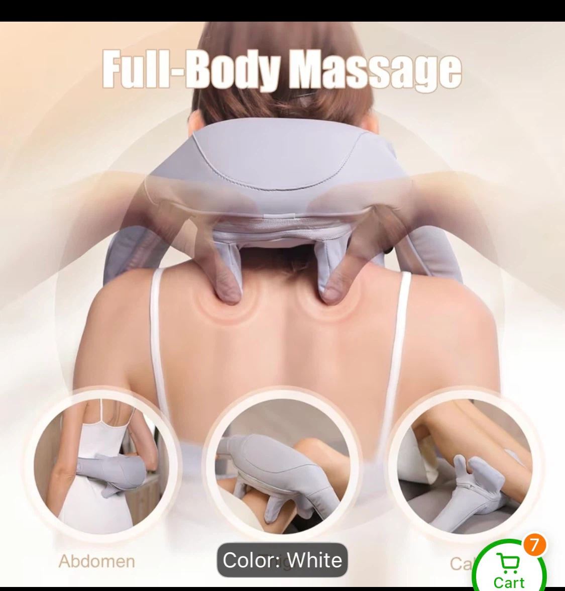 Shiatsu Neck and Shoulder Massager - photo 2