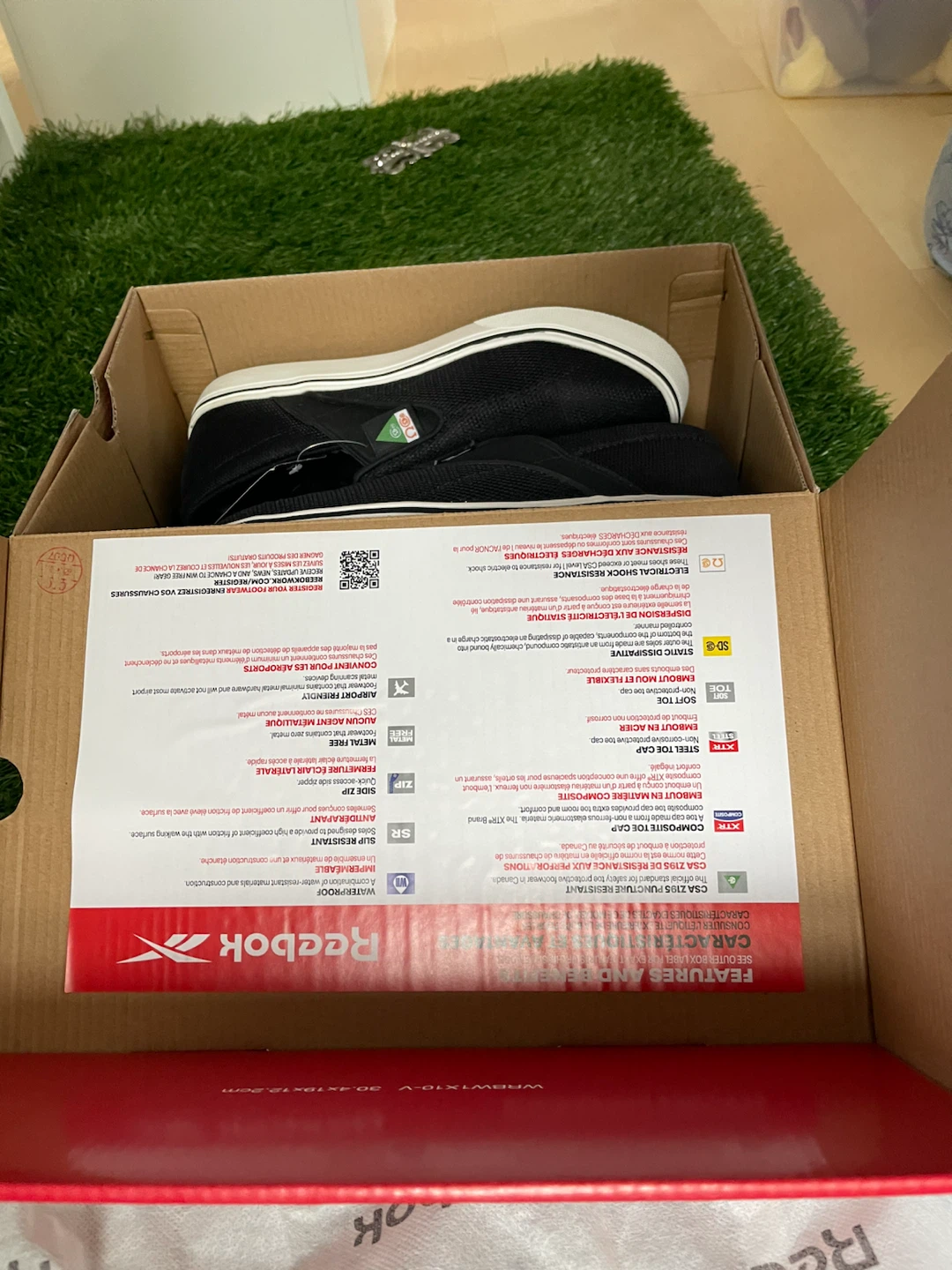 Reebok MemoryTech Steal Toe Slip-On Shoes - photo 5