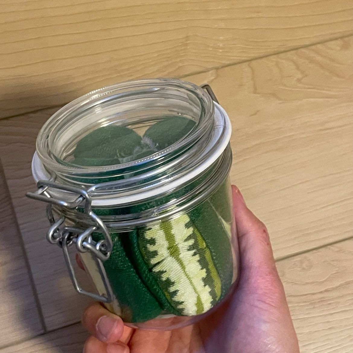 Jar Socks Patterned Cotton Pickle Socks