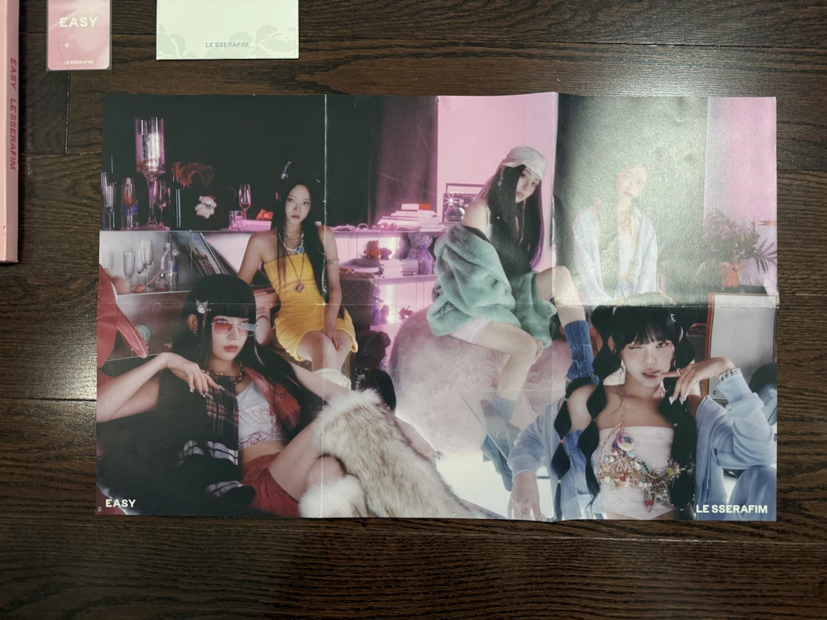 LE SSERAFIM EASY 3rd Mini Album Vol.1 Balmy Flex K-Pop CD - photo 4