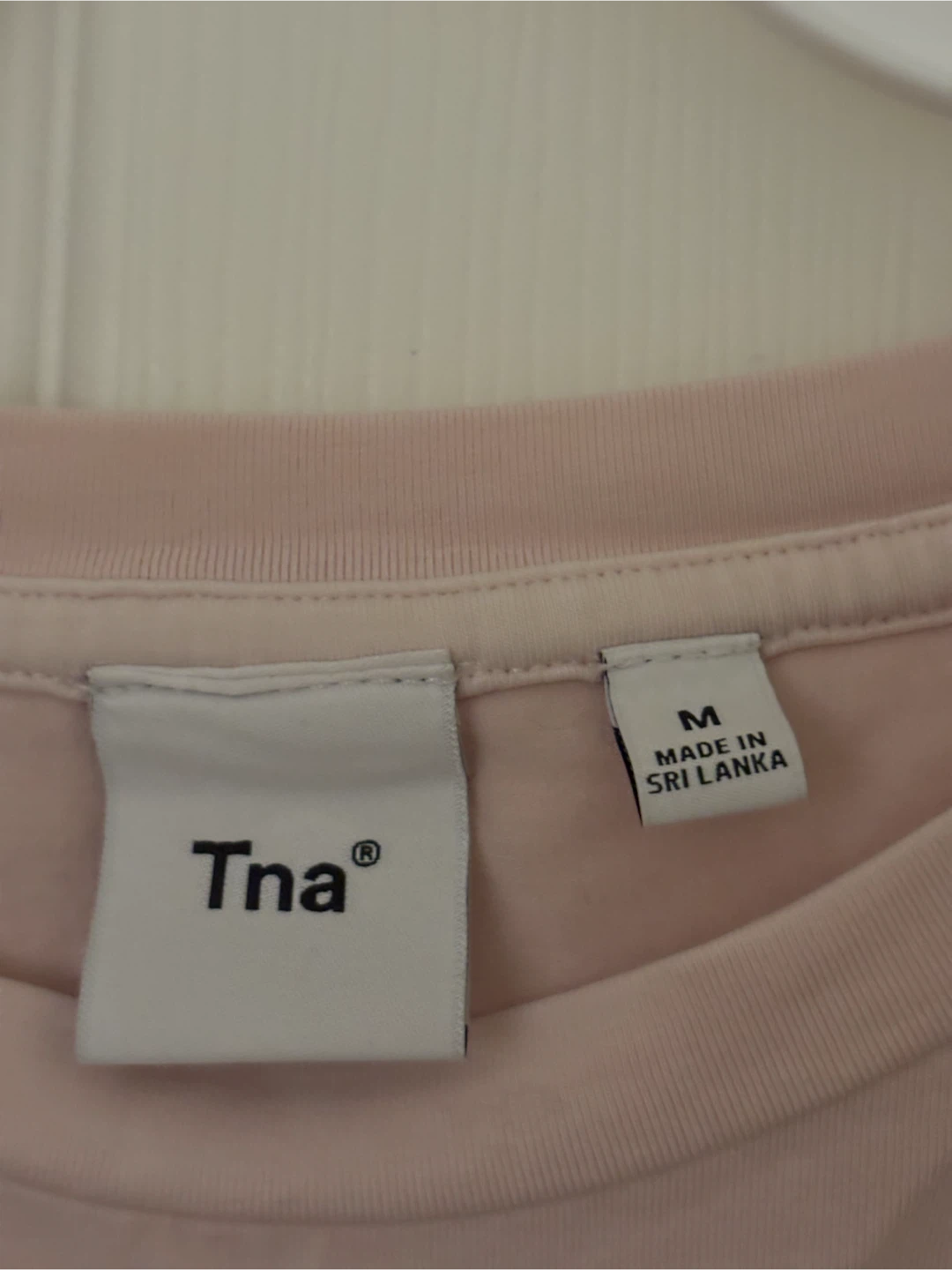 Tna Long Sleeve Cropped T-Shirt - Pink - Size M - photo 2