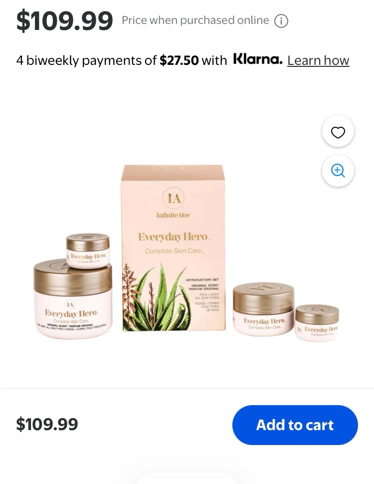 Infinite Aloe Everyday Hero Introductory Skin Care Set