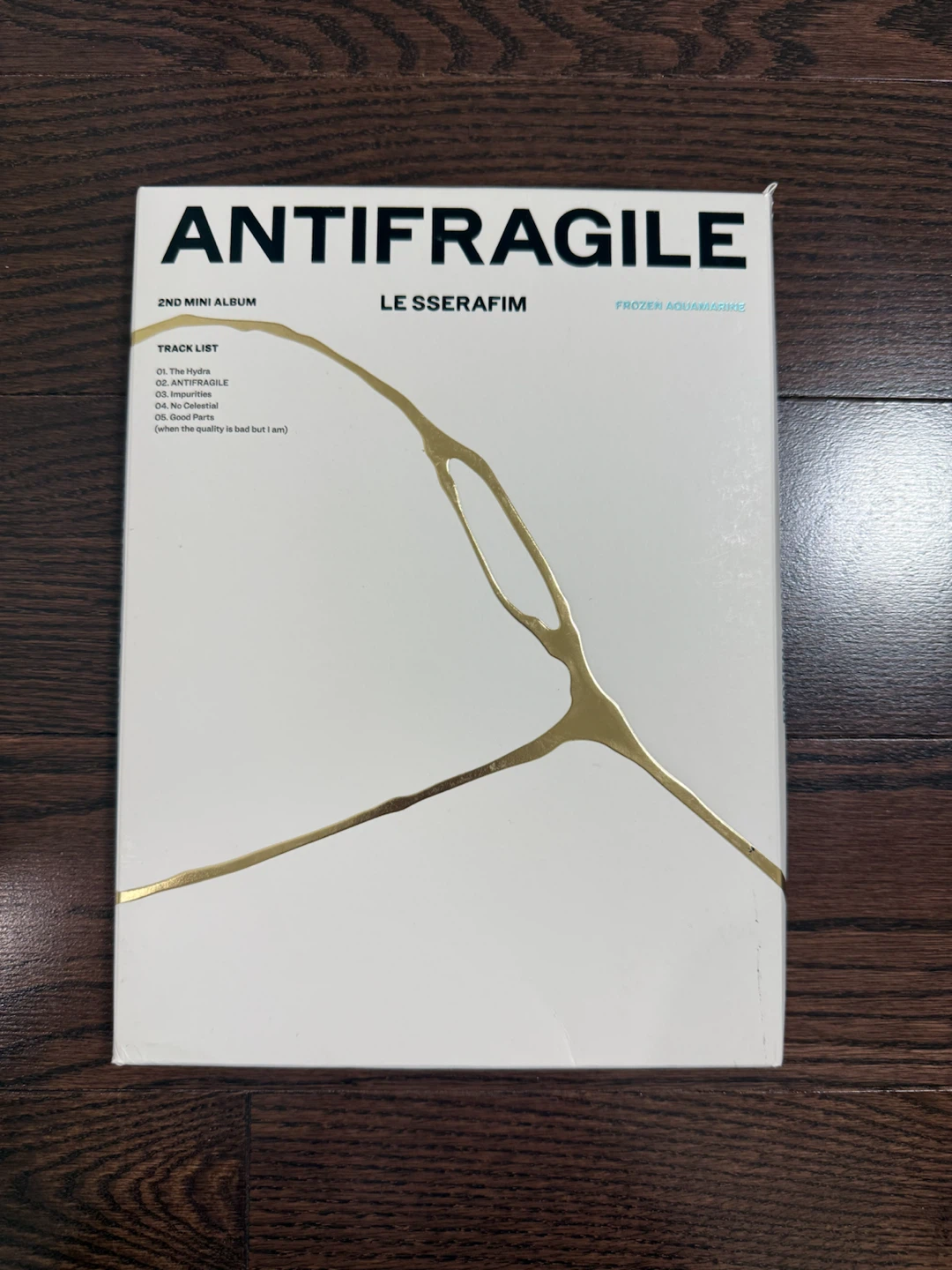 LE SSERAFIM ANTIFRAGILE Frozen Aquamarine 2nd Mini Album