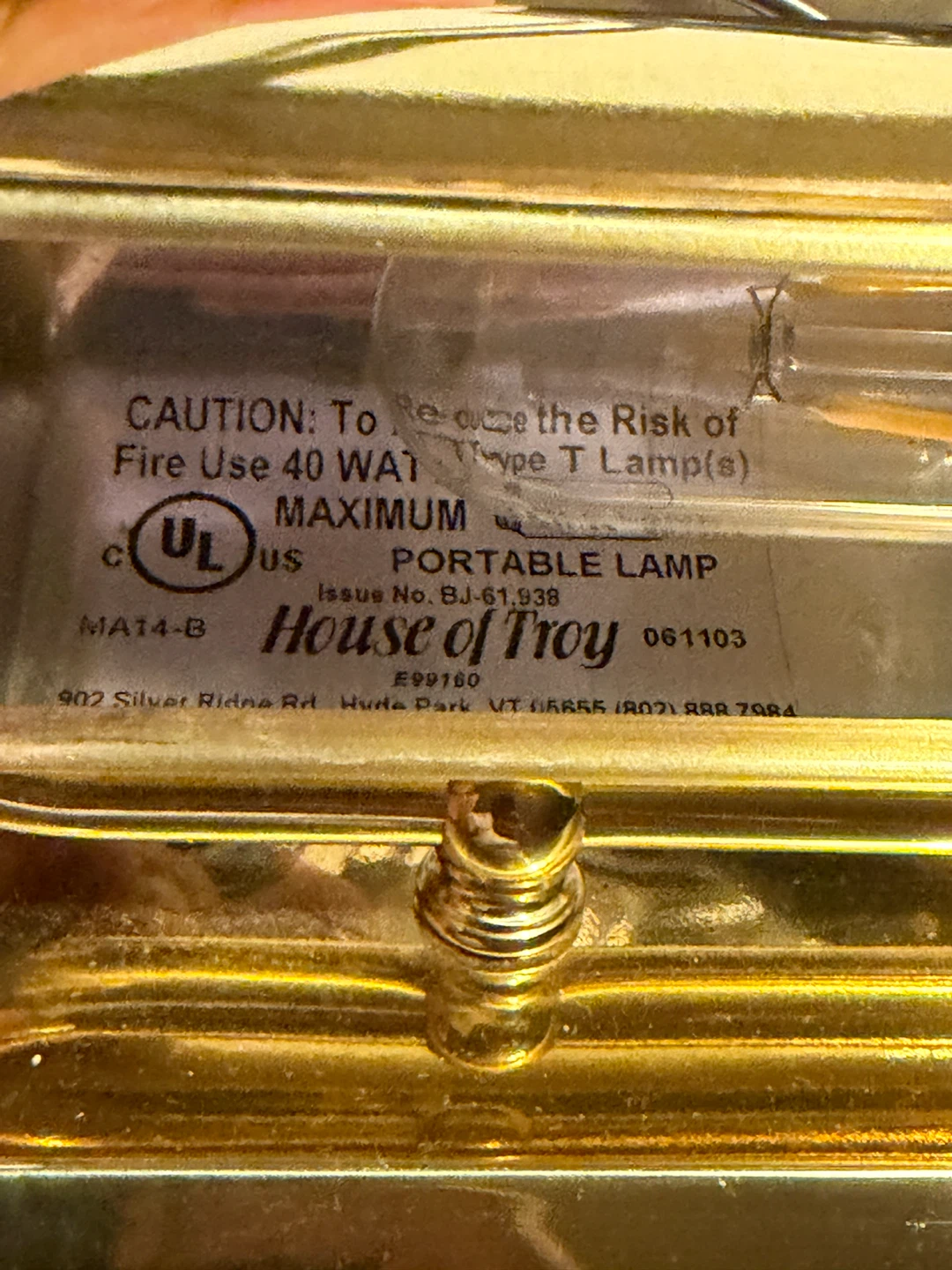 House of Troy Portable Lamp - photo 5