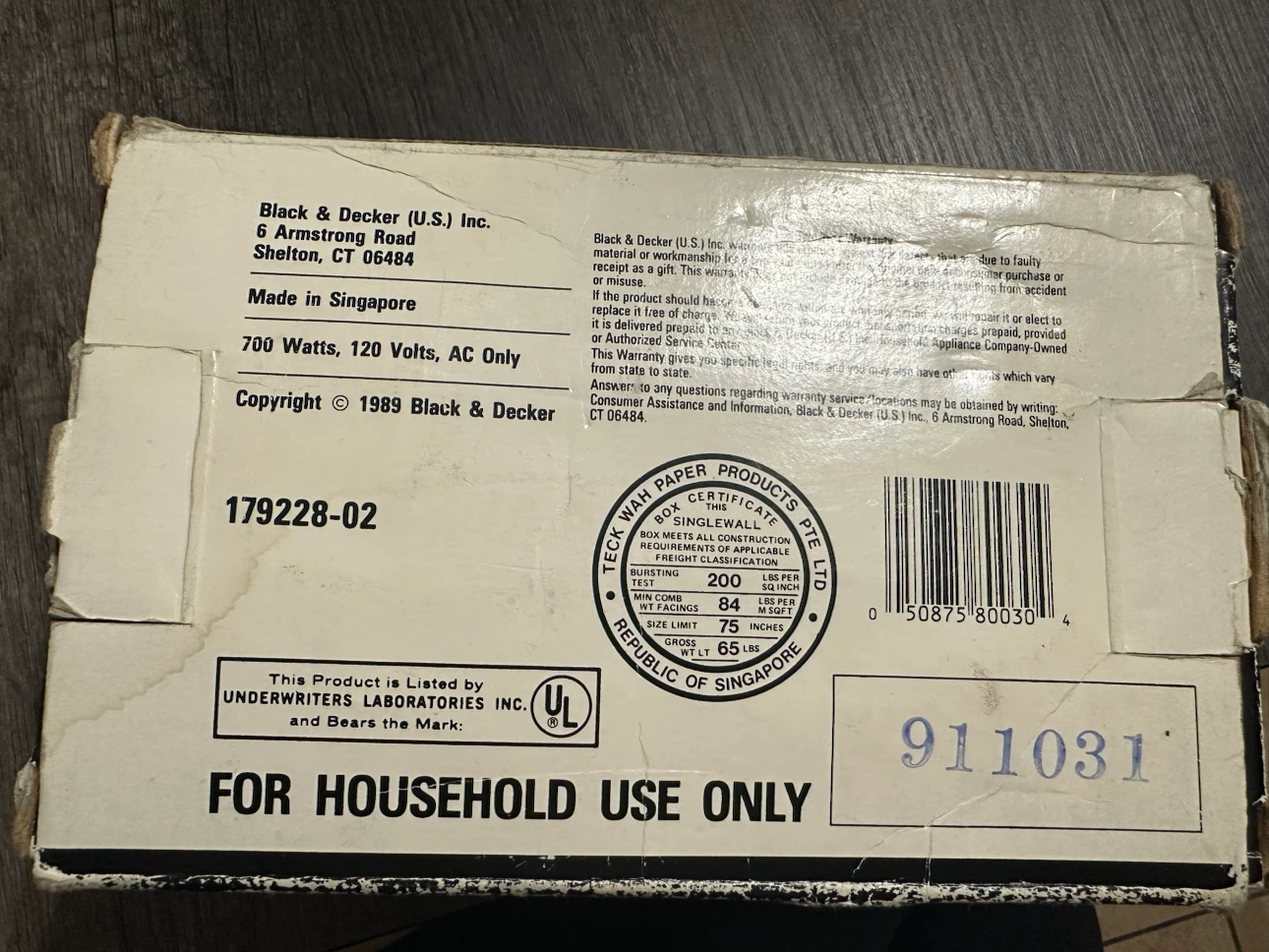 Black & Decker The Small Wonder Travel Iron Steam & Dry F45D - photo 4