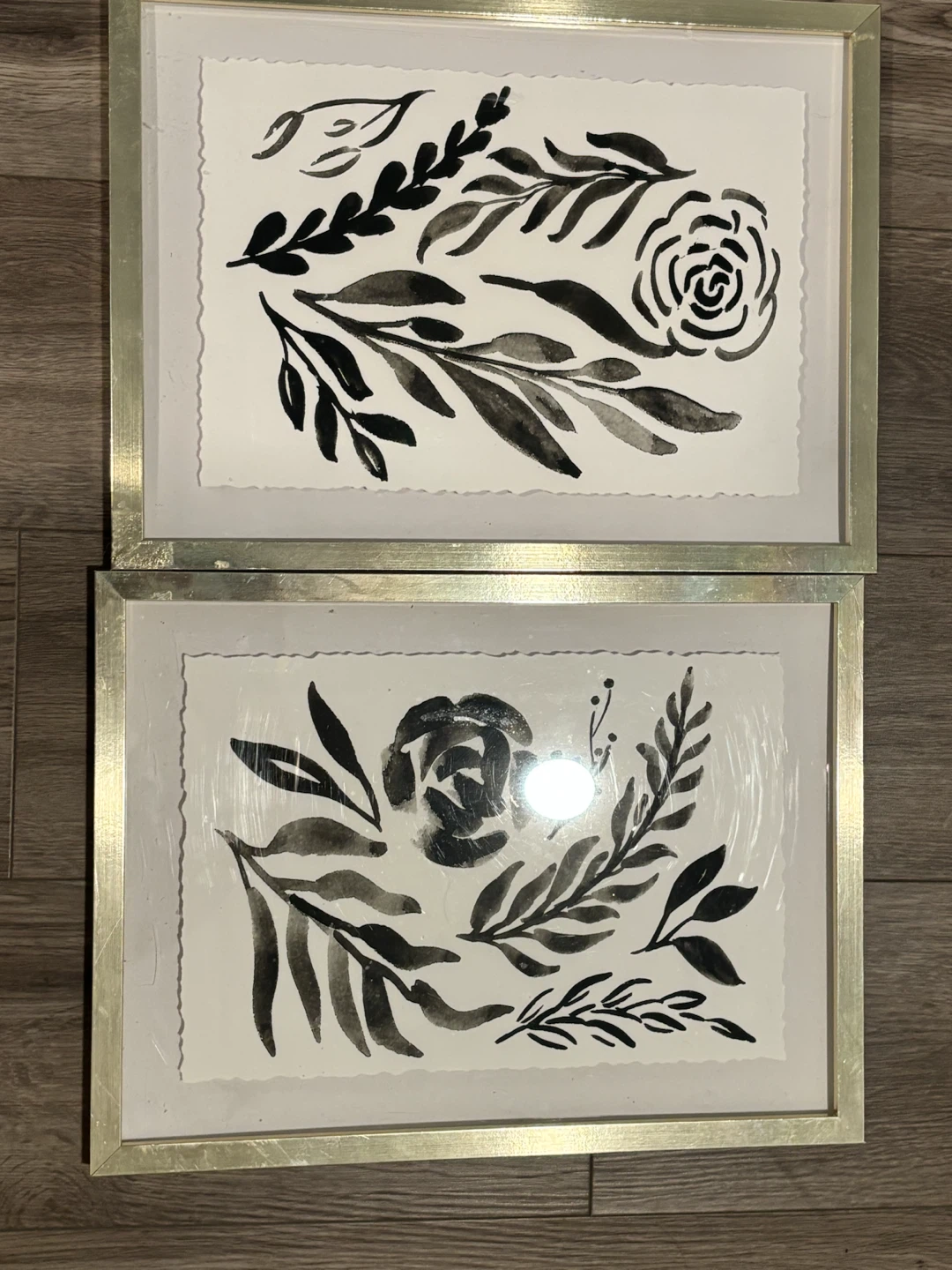 Framed Botanical Prints Set of 2