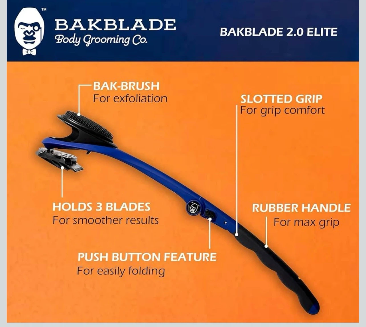 baKblade 2.0 Elite Back Shavers for Men - photo 5