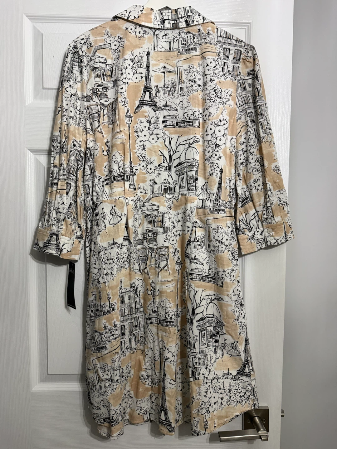 Karl Lagerfeld Paris Parisian Scene Print Dress - photo 3