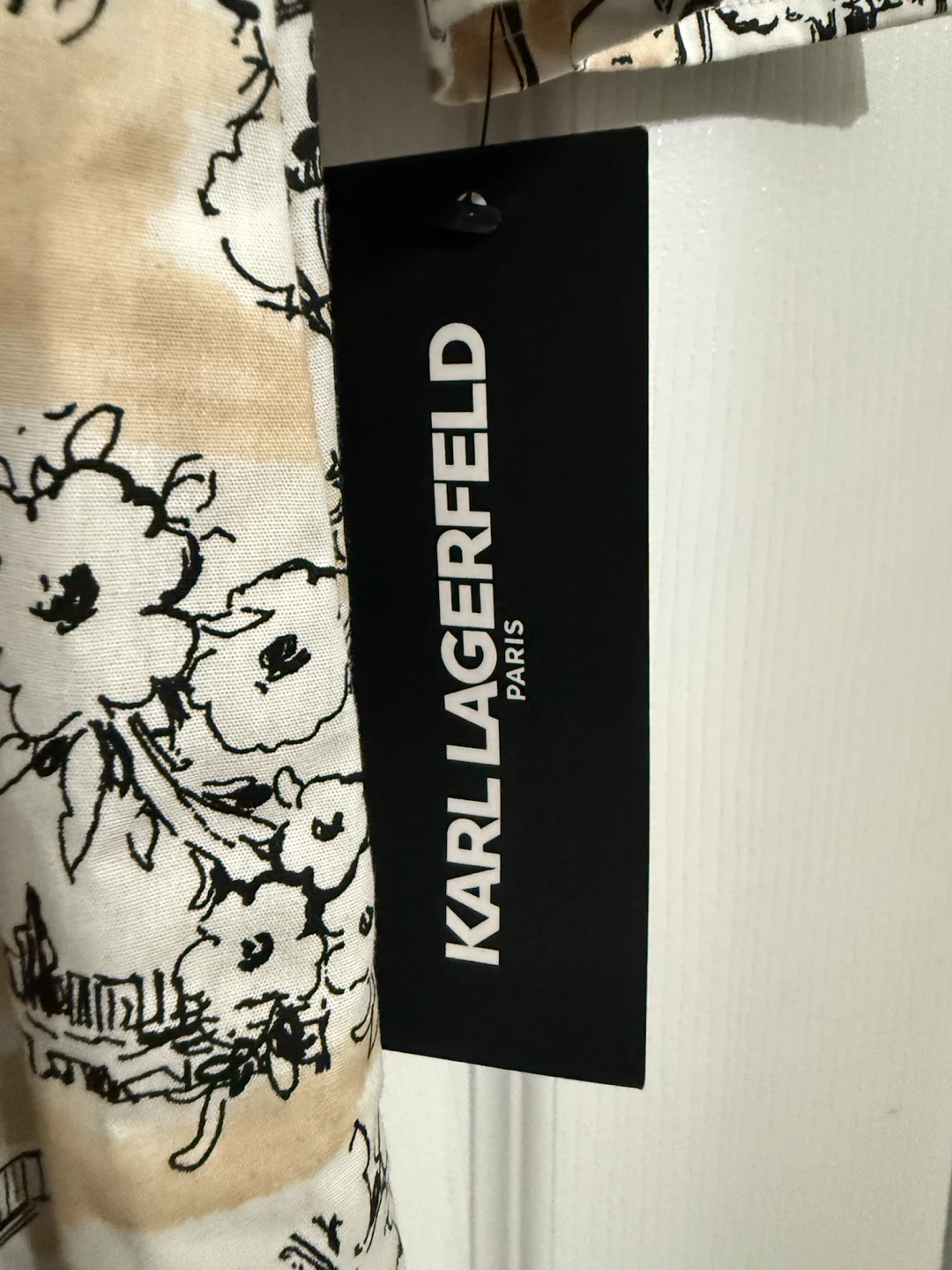Karl Lagerfeld Paris Parisian Scene Print Dress - photo 4