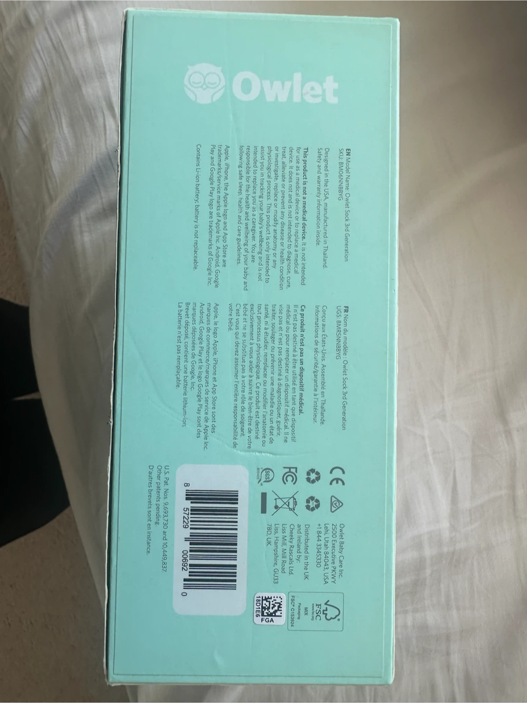 Owlet Smart Sock 3rd Gen Baby Monitor - photo 2