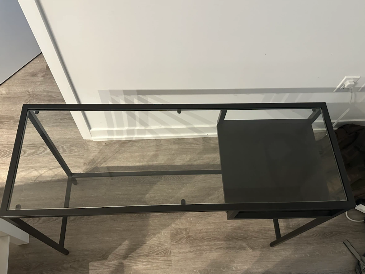 IKEA Glass Desk – Excellent Condition - photo 3